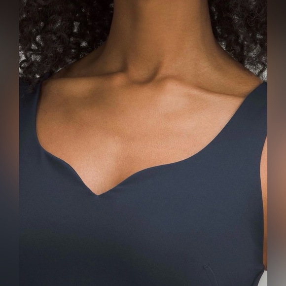 Women's Navy Blue Sleeveless Top - Picture 2 of 8